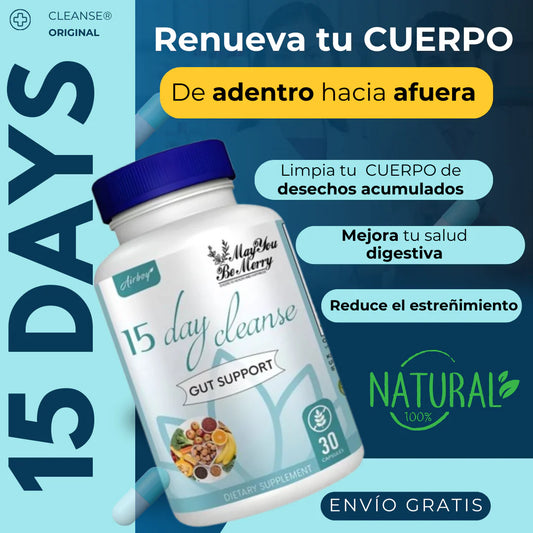 15 DAYS CLEANSE™X2| VIENTRE PLANO EN 15 DÍAS